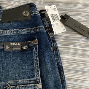 Distressed Buffalo blue jeans